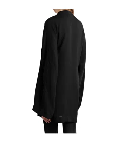 Khaite Mehna Lace-up Silk Crepe De Chine Mini Dress In Black