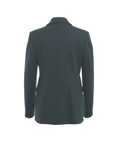 Pinko Notched-lapel Single Breasted Blazer In Gray
