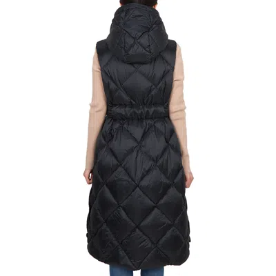 Max Mara The Cube Tregil Quilted Vest In Black