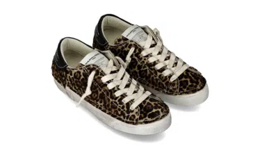 Philippe Model Stitched Leopard Print Low-top Sneakers Slip-on In Animal Print