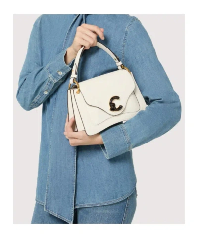 Coccinelle C-me Small In White