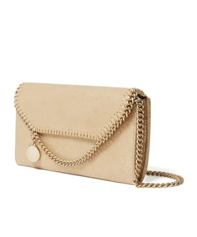 Stella Mccartney Falabella Chain-detail Wallet In Brown