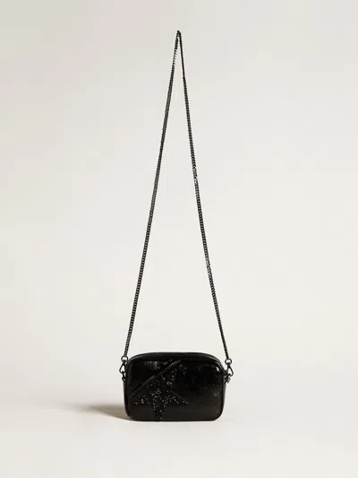 Golden Goose Deluxe Brand Mini Star Embellished Shoulder Bag In Black