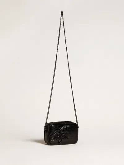 Golden Goose Deluxe Brand Mini Star Embellished Shoulder Bag In Black