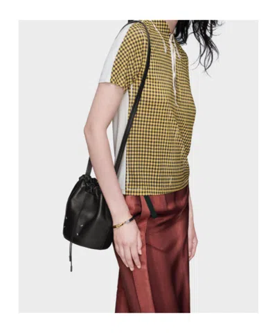 Maison Margiela Draw-string Pouch Bag In Black