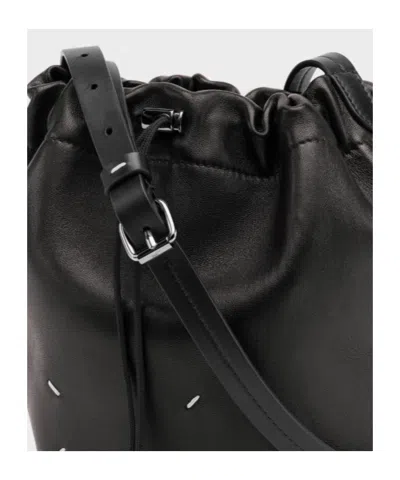 Maison Margiela Draw-string Pouch Bag In Black