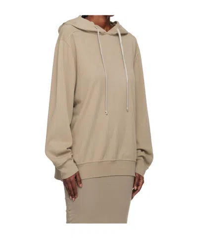 Rick Owens Drkshdw Concordians Oversized Hooded Sweatshirt In Neutral