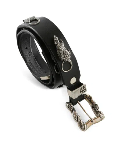 Enfants Riches Deprimes Rat Chase Buckle Belt In Black