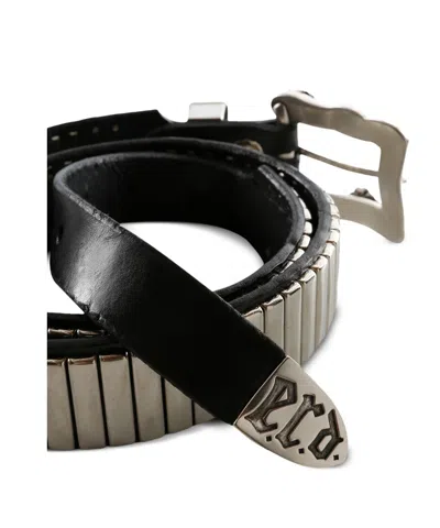 Enfants Riches Deprimes Mechanic-stud Buckle Belt In Gray