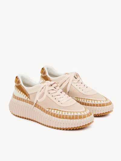 Chloé Nama Lace-up Sneakers