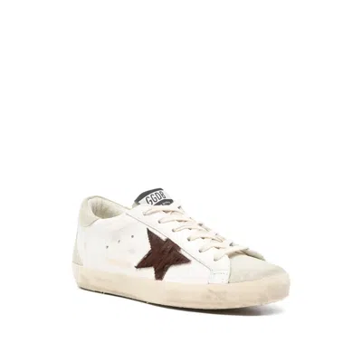Golden Goose Deluxe Brand Super Star Lace-up Sneakers In White