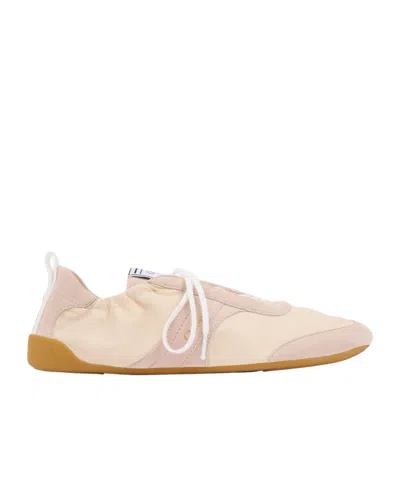 Chloé Chloe Kick Panelled Nylon Sneakers In Pink