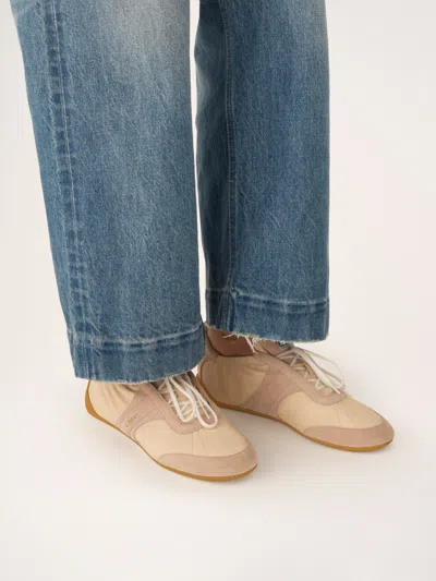 Chloé Chloe Kick Panelled Nylon Sneakers In Pink