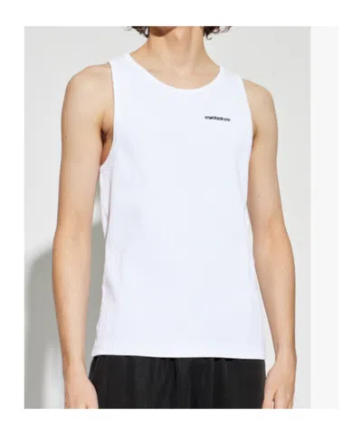 Casablanca Sleeveless Vest In White