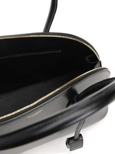 Saint Laurent Sac De Jour Handbag In Black