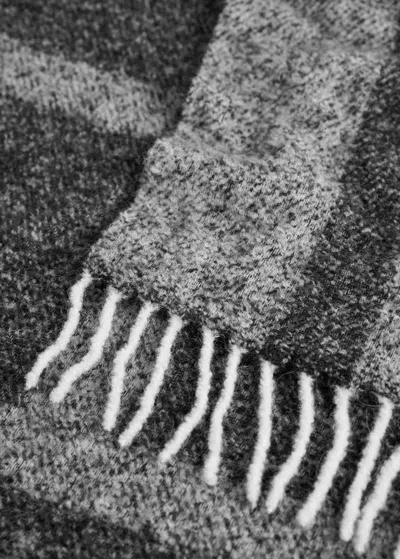 Totême Tassel Scarf In Gray