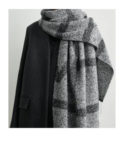 Totême Tassel Scarf In Gray