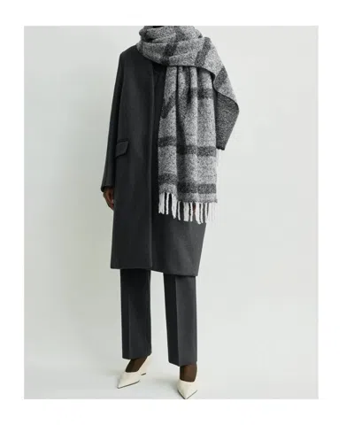 Totême Tassel Scarf In Gray