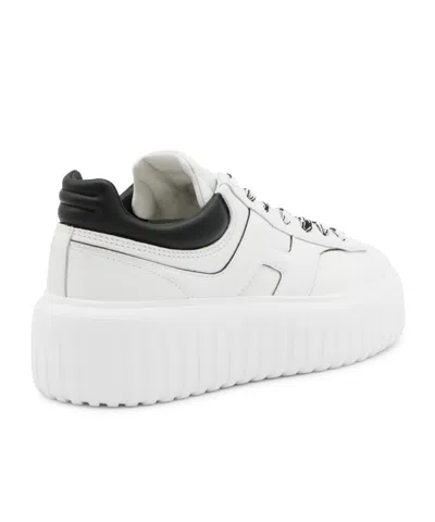 Hogan H-stripe Low-top Sneakers In White