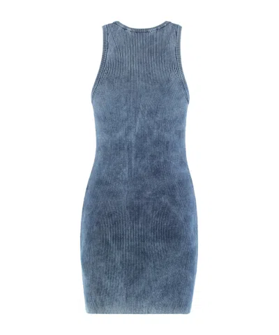 Diesel Mini Dress M-anchorage In Cotton In Blue