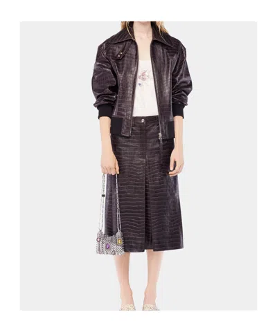 Rabanne Chain Satchel Shoulder Bag In Gray