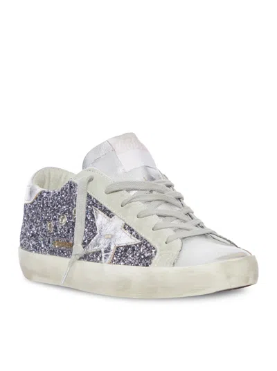 Golden Goose Lace-up Low-top Casual Shoes In Purple