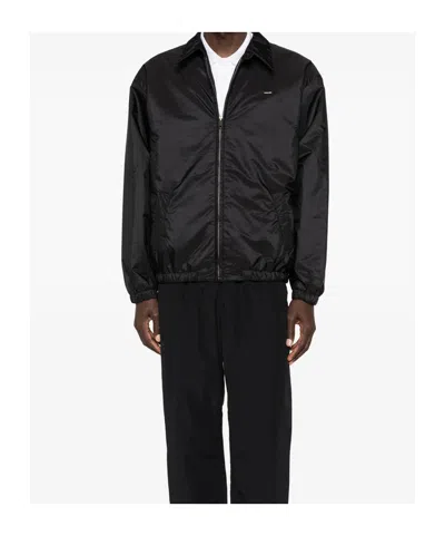 Prada Zip-up Jacket In Black