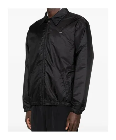 Prada Zip-up Jacket In Black