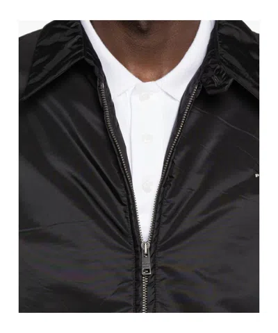 Prada Zip-up Jacket In Black
