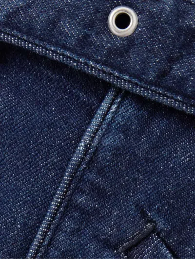 Dries Van Noten Belt Loop Skirt In Blue