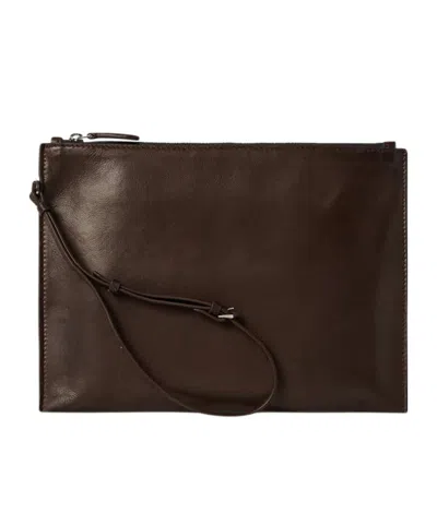 The Row Wristlet Clutch In Black