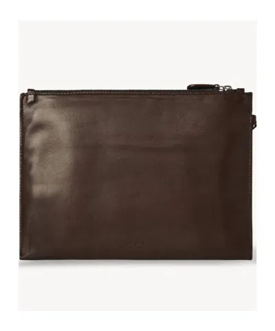The Row Wristlet Clutch In Black