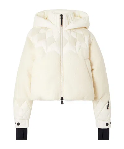 Moncler Long Sleeve Down Jacket In White