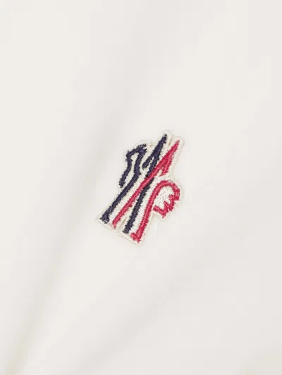 Moncler Long Sleeve Sweatshirt Jacket In White