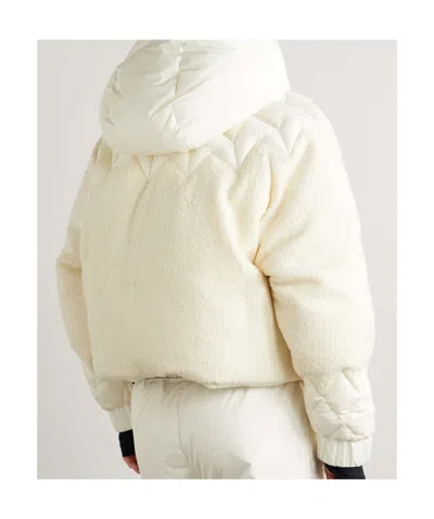 Moncler Long Sleeve Down Jacket In White
