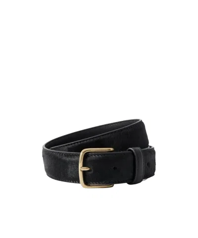 The Row Adjustable Waist Belt In Black