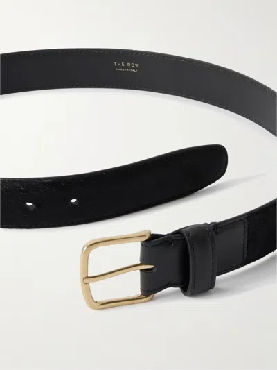 The Row Adjustable Waist Belt In Black