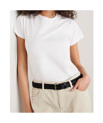 The Row Adjustable Waist Belt In Black