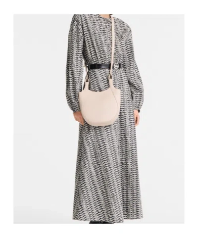 Longchamp Le Foulonné S Crossbody Bag In White