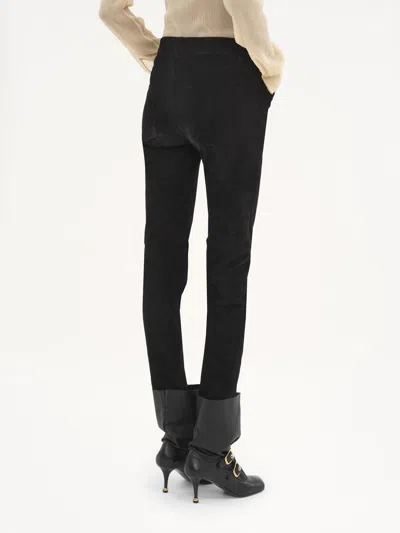 Chloé Belt-loop Casual Pants In Black