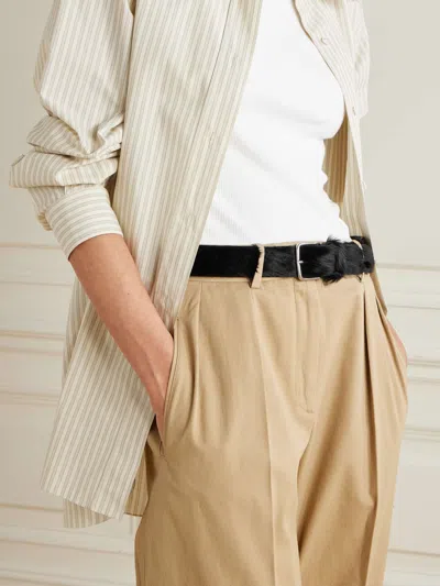 The Row Maxi Classic Belt In Brown