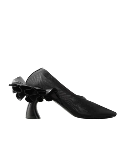 Dries Van Noten Curved High Heels In Black