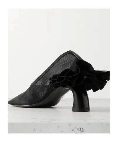 Dries Van Noten Curved High Heels In Black