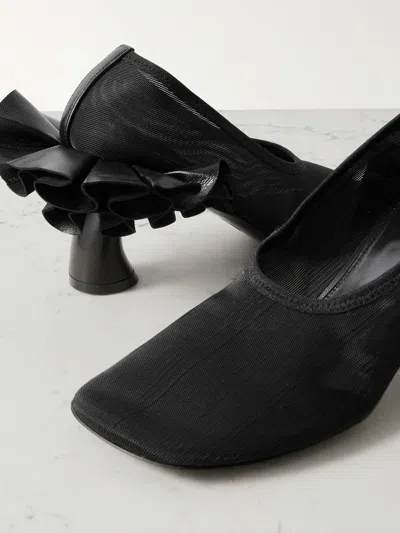 Dries Van Noten Curved High Heels In Black