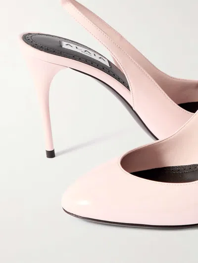 Alaïa Round Toe High Heel Sandals In Multi