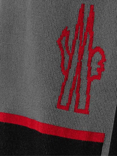 Moncler Stretch-knit Leggings In Gray