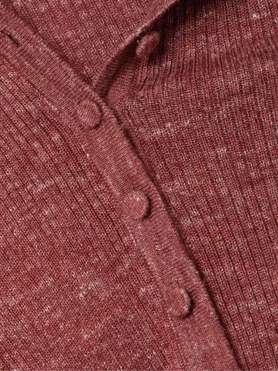 Gabriela Hearst Long-sleeved Sweater In Burgundy