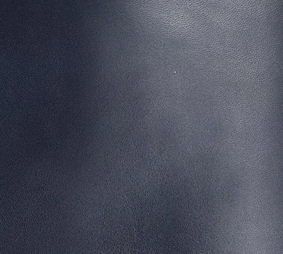 Khaite Jett Leather Mini Skirt In Blue