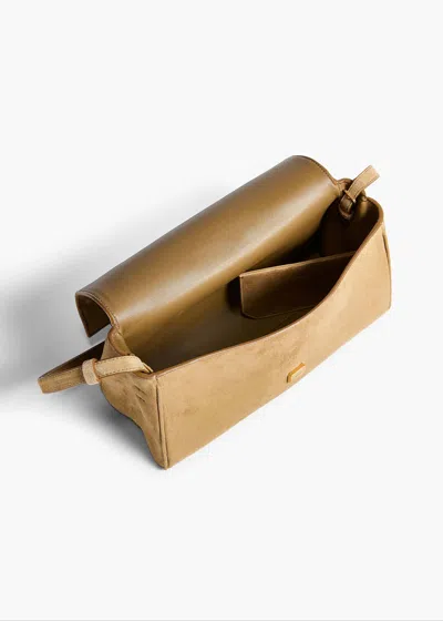Khaite Audrey Cross Body Bag In Brown