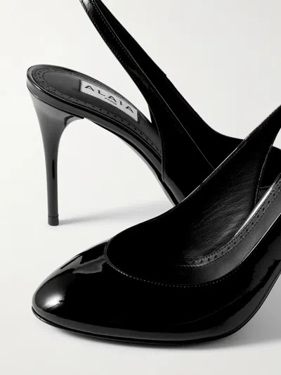 Alaïa Patent Leather High Heels In Black
